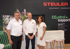Hans Wagner, Erik de Jong and Monique de Jong of Steuler